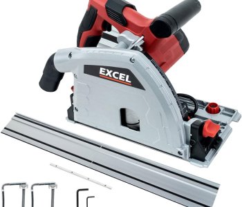 Excel-165mm-Plunge-Saw-with-Guide-Rail