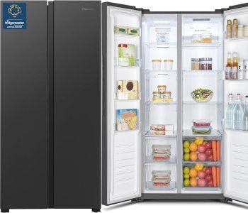 Fridgemaster-MS83430EB-American-Side-by-side-Door-Fridge-Freezer