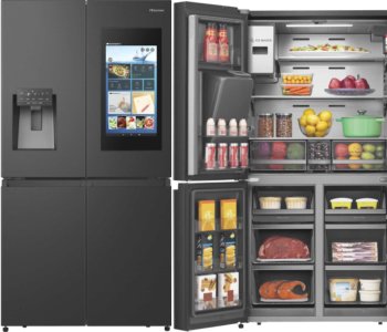 Hisense-Pureflat-Eclipse-RQ760N4IFE-Plumbed-Total-No-Frost-American-Fridge-Freezer