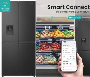Hisense-RQ5P470SMFE-Wifi-Connected-American-Fridge-Freezer