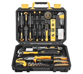 DEKO_Tool_Kit_Set_Box_100_Pieces_Home_Repair_DIY_Tools_Basic_Hand_Toolbox_Set