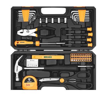 DEKO_Tool_Kit_Set_Box_100_Pieces_Home_Repair_DIY_Tools_Basic_Hand_Toolbox_Sets