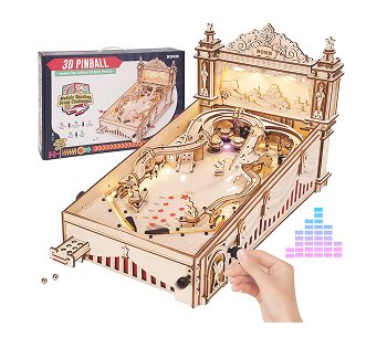 ROKR_Pinball_Model_3D_Wooden_Puzzle_Model_Kits_for_Adults