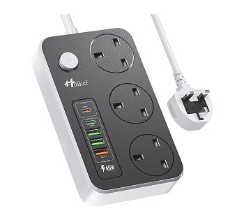 Hulker_Extension_Lead_with_USB_C_Ports_Power_Strip_with_3_Way_Outlets