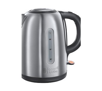Russell_Hobbs_Brushed_Stainless_Steel_Black_Electric_Cordless_Kettle