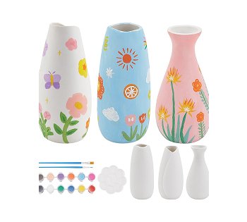 WEBEEDY_3_Sizes_Ceramic_Pots_Paint_Kit_Paint_Your_Own_Ceramic_Pottery